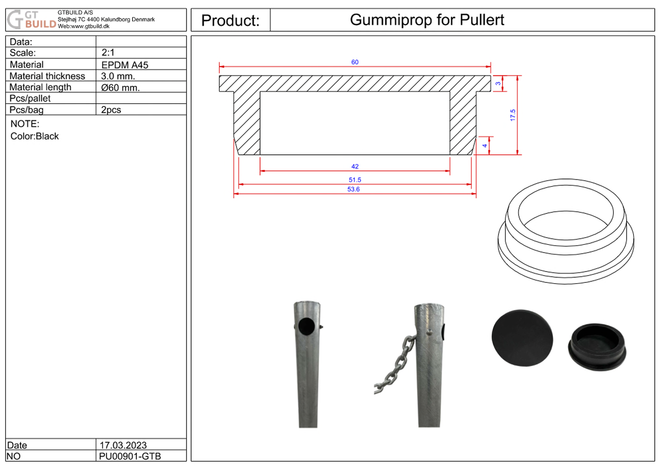 GUMMIPROP TIL PULLERT