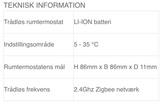 FUTURA DIGITAL RUMTERMOSTAT