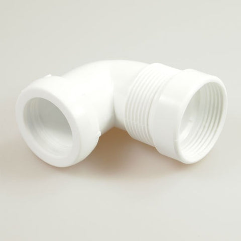 32 mm afløbsvinkel, hvid