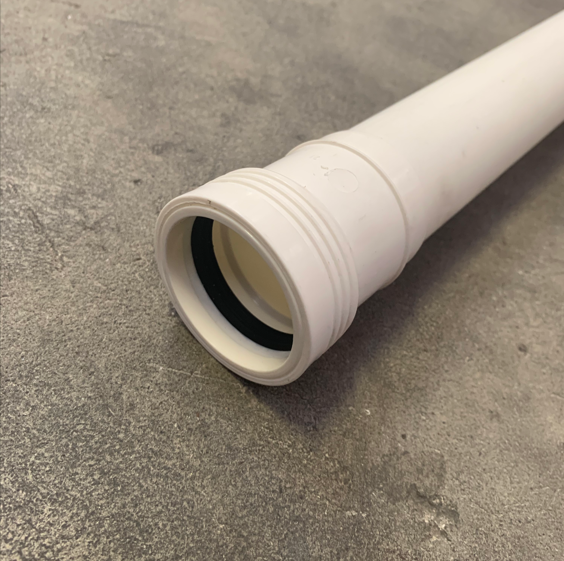 ø40 x 500 mm hvid afløbsrør