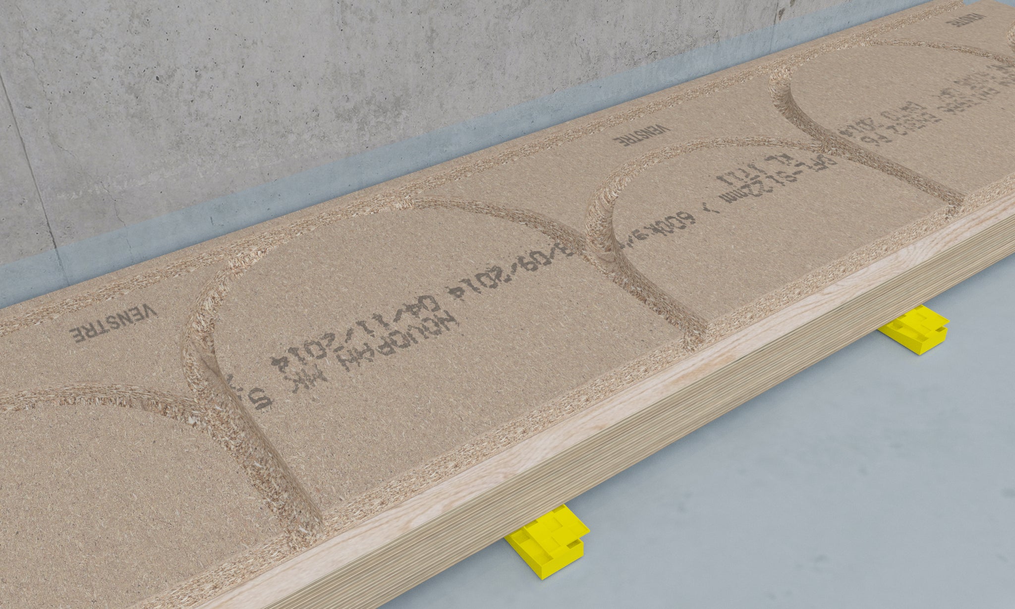 Novopan 22 mm vendeplade venstre (1200 x 300 mm)